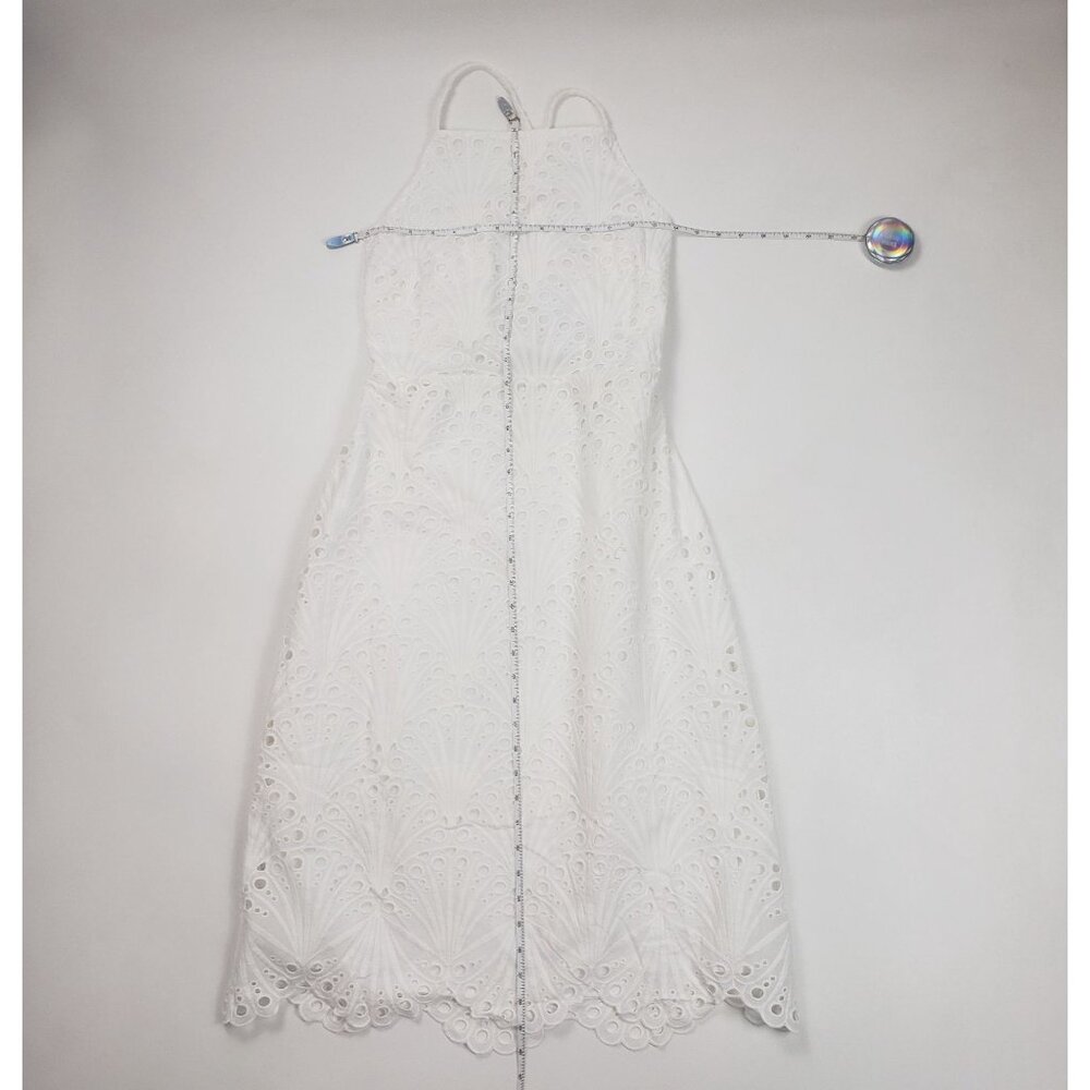 Andie Swim The Roatan Midi Dress White Cotton Eyelet Lace Lined - Pick Your Size - Picture 5 of 16
